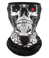 Czapka wielofunkcyjna ROCKBROS Czaszka - Czarna. Czarne czapki damskie ROCKBROS, na jesień, bez wzorów, z materiału. Za 55.60 zł.