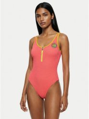 Banana Moon Strój kąpielowy Smak Popmix MFQ13 Koralowy. Pomarańczowe stroje jednoczęściowe Banana Moon, bez wzorów, z syntetyku. Za 459.99 zł.