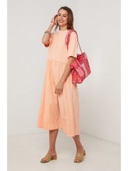 Lin Passion Sukienka w kolorze pomarańczowym rozmiar: 34/36. Pomarańczowe sukienki damskie Lin Passion, bez wzorów, z bawełny, klasyczne, bez ramiączek. Za 130.99 zł.