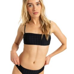 Stanik bikini dla Kobiety CAMILO Czarny. Czarne bikini Roxy, bez wzorów, z elastanu. Za 179.99 zł.