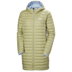 Damska długa kurtka z kapturem Helly Hansen Sirdal. Zielone kurtki damskie Helly Hansen, xl, bez wzorów, z poliesteru, z kapturem. Za 668.00 zł.