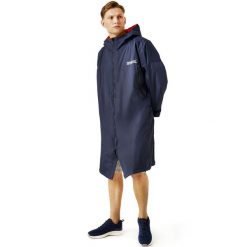 Płaszcz plażowy wodoodporny Changing Robe Regatta. Niebieskie płaszcze damskie Regatta, na lato, l, bez wzorów, z polaru. Za 202.49 zł.