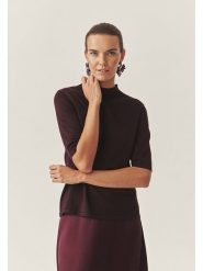 TATUUM Sweter "Lulu" w kolorze fioletowym rozmiar: L. Różowe swetry klasyczne damskie TATUUM, l, bez kołnierzyka. Za 79.40 zł.