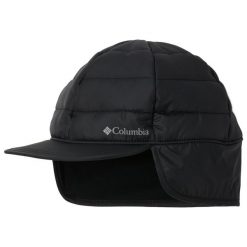 Czapka dla dorosłych Columbia Powder Lite Warm Earflap Cap. Czarne czapki damskie Columbia, na zimę, bez wzorów, z poliesteru. Za 212.75 zł.