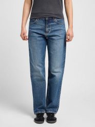 Lee Dżinsy - Comfort fit - w kolorze niebieskim rozmiar: W30/L35. Niebieskie jeansy damskie Lee, z podwyższonym stanem. Za 131.74 zł.