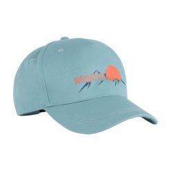 Czapka Z Daszkiem Unisex Dla Dorosłych Z Logo. Niebieskie czapki z daszkiem damskie Regatta, bez wzorów. Za 54.99 zł.