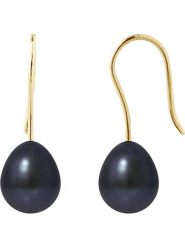 Pearl Addict Złote kolczyki z perłami rozmiar: onesize. Niebieskie kolczyki damskie Pearl Addict, z perłą, złote, z zapięciem typu bigiel. Za 373.35 zł.