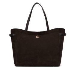 Torebka BOSS. Brązowe shopper bag Boss, bez wzorów, bez dodatków. Za 1,999.00 zł.
