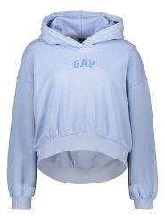 GAP Bluza w kolorze błękitnym rozmiar: XL. Niebieskie bluzy damskie GAP, xl, bez wzorów, z kapturem. Za 189.95 zł.