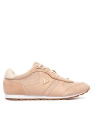 Guess Sneakersy FLTTYR SUE12 Beżowy jasny. Brązowe obuwie sportowe damskie Guess, z materiału, bez zapięcia. Za 544.99 zł.