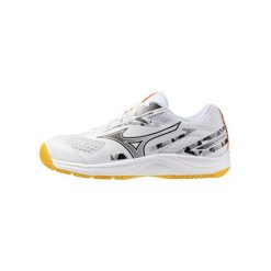 Mizuno Stealth Star Jr 3. Białe obuwie sportowe damskie Mizuno, bez zapięcia, na fitness i siłownię. Za 249.99 zł.