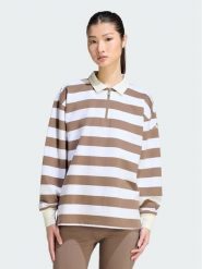 Adidas Bluza Essentials Contemporary French Terry Longsleeve KF6252 Brązowy Regular Fit. Brązowe bluzy damskie Adidas, l, bez wzorów, z bawełny, bez kaptura. Za 279.99 zł.
