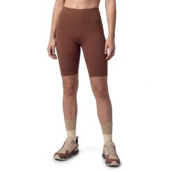 Damskie krótkie legginsy kolarki do biegania w terenie Trekking Siroko West-W B. Brązowe legginsy damskie SIROKO, m, bez wzorów, z materiału. Za 126.00 zł.