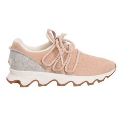Trampki Sorel Kinetic Lace Tan Natural. Szare trampki damskie Sorel, bez wzorów, z gumy, bez zapięcia. Za 458.99 zł.
