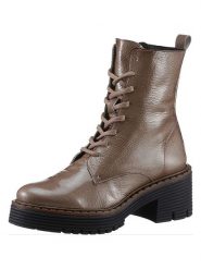 Heine Skórzane botki w kolorze jasnobrązowym rozmiar: 39. Brązowe botki damskie Heine, ze skóry, eleganckie, bez obcasa, bez zapięcia. Za 217.99 zł.