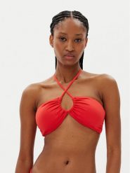 MICHAEL Michael Kors Góra od bikini MM7M327 Czerwony. Czerwone bikini MICHAEL Michael Kors, bez wzorów, z syntetyku. Za 299.99 zł.