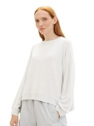 Tom Tailor Sweter w kolorze jasnoszarym rozmiar: XL. Szare swetry klasyczne damskie Tom Tailor, xl, bez kołnierzyka. Za 57.06 zł.