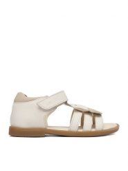 Lasocki Kids Sandały CEO-CI12-2644-11 Kremowy. Białe sandały dziewczęce Lasocki Kids, ze skóry, bez obcasa, bez zapięcia. Za 119.99 zł.