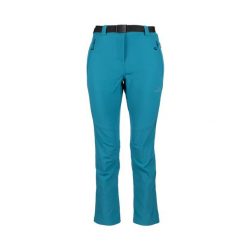 Spodnie damskie softshell Mona1. Niebieskie spodnie sportowe damskie Bergson, l, bez wzorów, z materiału, narciarskie. Za 364.00 zł.