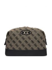 Guess Kosmetyczka PW7584 P6461 Beżowy. Brązowe kosmetyczki damskie Guess, z materiału, bez dodatków. Za 264.99 zł.