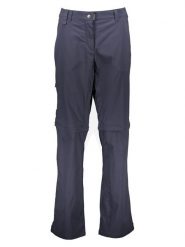 Jack Wolfskin Spodnie funkcyjne Zipp-Off "Activate Light" w kolorze granatowym rozmiar: 36. Niebieskie spodnie dresowe damskie Jack Wolfskin, bez wzorów, z materiału. Za 223.46 zł.