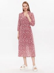 Moss Copenhagen Sukienka koszulowa Marlea 17276 Różowy Regular Fit. Czerwone sukienki damskie Moss Copenhagen, bez wzorów, z syntetyku, bez ramiączek. Za 179.99 zł.