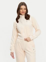 Guess Bluza V3BQ22 KBXI2 Écru Regular Fit. Bluzy damskie Guess, xl, z aplikacjami, z syntetyku, bez kaptura. Za 179.99 zł.