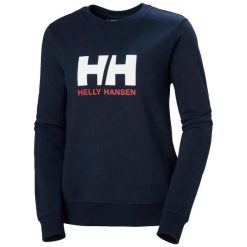Damska bluza z okrągłym dekoltem Helly Hansen 2.0. Niebieskie bluzy damskie Helly Hansen, bez wzorów, bez kaptura. W wyprzedaży za 283.00 zł.