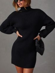 Milan Kiss Sukienka w kolorze czarnym rozmiar: S. Czarne sukienki damskie Milan Kiss, bez wzorów, prążkowane, bez ramiączek. Za 195.77 zł.