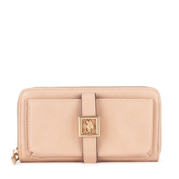 Portfel U.S. Polo Assn. Czerwone portfele damskie U.S. Polo Assn., bez wzorów. Za 69.99 zł.