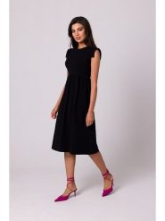Be Wear Sukienka w kolorze czarnym rozmiar: XXL. Czarne sukienki damskie Be Wear, bez wzorów, z bawełny, bez ramiączek. Za 153.34 zł.