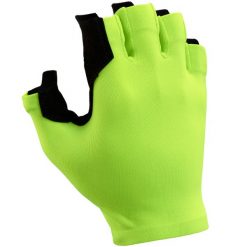 Rękawiczki rowerowe szosowe Van Rysel RoadC 100. Czarne rękawiczki damskie TRIBAN, bez wzorów, z elastanu. Za 39.99 zł.