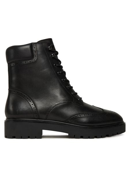 LAUREN RALPH LAUREN Trzewiki Alysns Lup 802980063001 Czarny. Czarne botki damskie Lauren Ralph Lauren, bez obcasa, na płaskiej podeszwie, bez zapięcia. Za 1,199.00 zł.