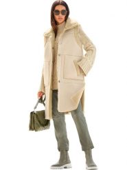 Heine Kamizelka w kolorze beżowym rozmiar: 40. Brązowe kamizelki damskie Heine, bez wzorów, bez kaptura. Za 217.99 zł.