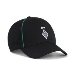Czapka z daszkiem Borussia Mönchengladbach KING PUMA Black White. Białe czapki z daszkiem damskie Puma, bez wzorów. Za 139.00 zł.