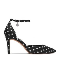 Szpilki Nine West. Czarne szpilki damskie Nine West, bez wzorów, bez obcasa, na szpilce, bez zapięcia. Za 229.99 zł.