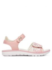 Primigi Sandały 1385177 M Różowy. Czerwone sandały dziewczęce Primigi, ze skóry, bez obcasa, bez zapięcia. Za 229.99 zł.