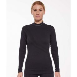Bluza damska z wełną merino Brubeck THERMO WOOL by Pustelnik. Czarne bluzy damskie Brubeck, bez wzorów, z wełny, bez kaptura. Za 243.99 zł.