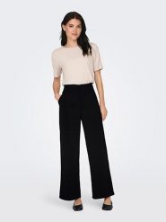 JDY Spodnie w kolorze czarnym rozmiar: XL/L32. Czarne spodnie materiałowe damskie JDY, bez wzorów, z materiału. Za 70.08 zł.