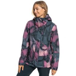 Kurtka snowboardowa damska ROXY Jetty. Czarne kurtki sportowe damskie Roxy, na zimę, s, bez wzorów, bez kaptura. Za 539.99 zł.