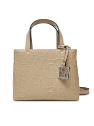 Armani Exchange Torebka 942647 CC793 U1092 Beżowy. Brązowe torebki klasyczne damskie Armani Exchange, ze skóry, bez dodatków. Za 429.99 zł.