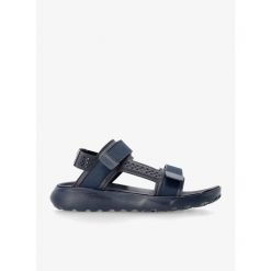 Sandały turystyczne damskie Columbia Peakfreak Roam Sandal. Niebieskie sandały damskie Columbia, bez wzorów, bez obcasa, bez zapięcia. Za 203.99 zł.