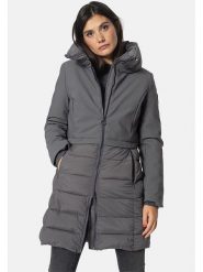 Northwood Płaszcz przejściowy "Anfisa" w kolorze szarym rozmiar: M. Szare płaszcze damskie Northwood, m, bez wzorów, bez kaptura. Za 365.48 zł.