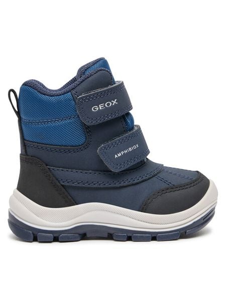 Geox Śniegowce B Flanfil Boy B Abx B463VA 050FU C4002 M Granatowy. Niebieskie buty zimowe chłopięce Geox, ze skóry, bez zapięcia. Za 169.99 zł.