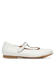 Froddo Baleriny G3140183-2 D Biały. Białe baleriny dziewczęce Froddo, bez wzorów, ze skóry, bez obcasa, bez zapięcia. Za 239.99 zł.