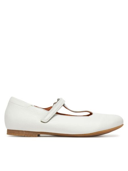 Froddo Baleriny G3140183-2 D Biały. Białe baleriny dziewczęce Froddo, bez wzorów, ze skóry, bez obcasa, bez zapięcia. Za 199.99 zł.