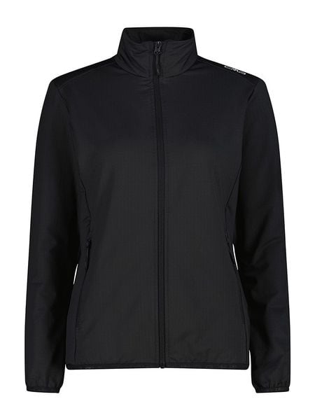 CMP Kurtka polarowa w kolorze czarnym rozmiar: 38. Czarne kurtki damskie CMP, bez wzorów, z materiału, bez kaptura. Za 148.61 zł.