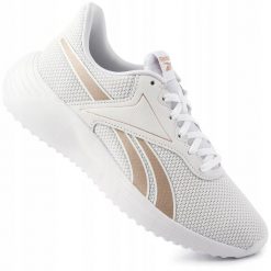 Damskie buty sportowe białe arch support REEBOK LITE 3.0. Białe obuwie sportowe casual damskie Reebok, trekkingowe. Za 179.00 zł.