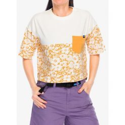 Koszulka bawełniana damska Kavu Bondi. Żółte koszulki sportowe damskie KAVU, bez wzorów, z bawełny, bez ramiączek. Za 182.99 zł.