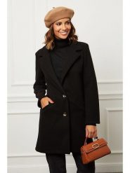 L'armoire de Suzette Płaszcz przejściowy w kolorze czarnym rozmiar: 42. Czarne płaszcze damskie L'armoire de Suzette, l, bez wzorów, bez kaptura. Za 198.95 zł.